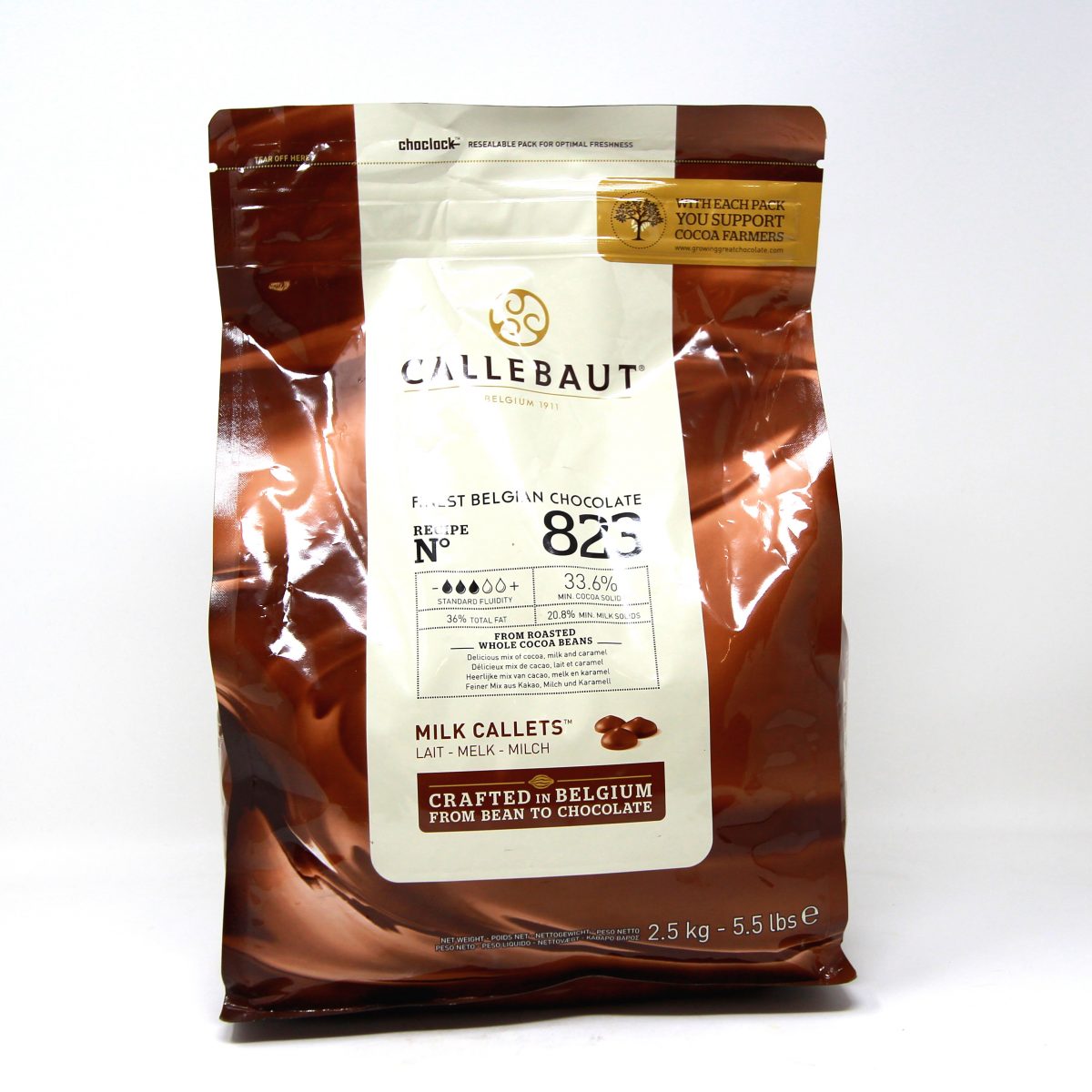 Callebaut Milk Chocolate Callets 25kg Sunharvest Ltd